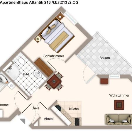 Apartmenthaus Atlantik Apartmenthaus Atlantik 213 Ostseebad Kühlungsborn エクステリア 写真